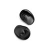 Silicone Ear Cap (Pair) (Black)